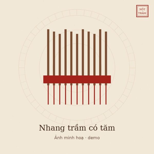 Nhang trầm có tăm 30cm