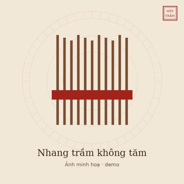 Nhang trầm không tăm 20cm