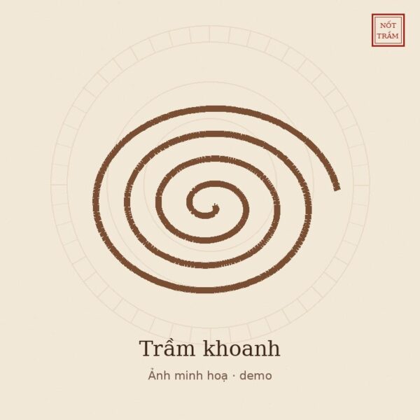 Trầm khoanh 4 giờ (hộp 48 khoanh)
