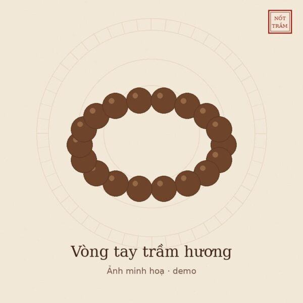 Vòng tay trầm hương